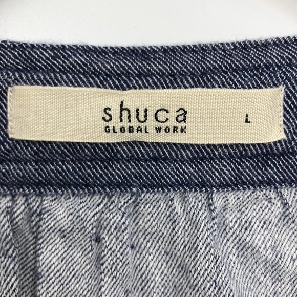 Shuca Global Work Pop-Over Cotton Blend Top - Picture 4 of 8